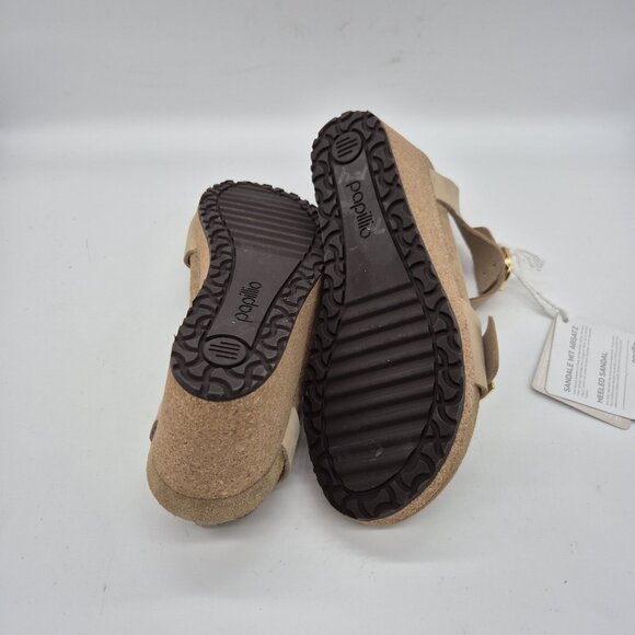 Papillio Birkentsock Women's Size 10 US 41 EU Soley Ring Tan Sandals Wedge (223) - Picture 9 of 12